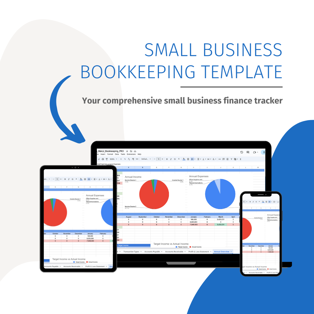Small Business Bookkeeping Template (Google Sheets)